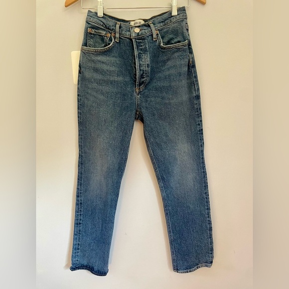 Agolde Blue Ankle & Cropped Jeans - Picture 2 of 11